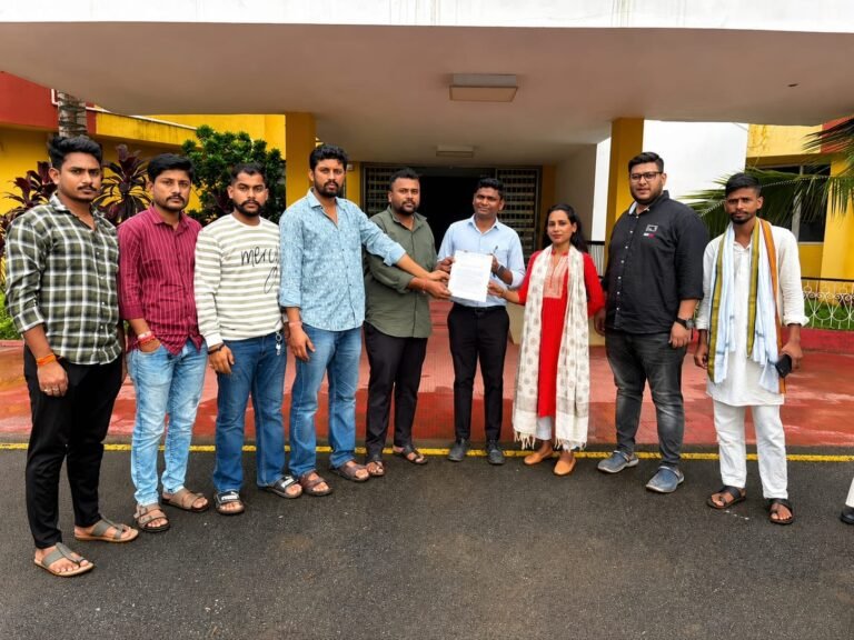 शहीद महेंद्र कर्मा विश्वविद्यालय भर्ती विवाद: NSUI ने राज्यपाल के नाम सौंपा ज्ञापन