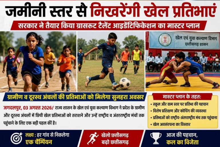 जमीनी स्तर से निखरेंगी खेल प्रतिभाएं, ग्रामीण और दूरस्थ क्षेत्रों के खिलाड़ियों को मिलेगा बड़ा मंच, सरकार ने तैयार किया ग्रासरूट टैलेंट आइडेंटिफिकेशन का मास्टर प्लान